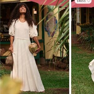 Free People Cream Maxi Dress